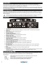 Предварительный просмотр 8 страницы Vonyx 172.092 Instruction Manual