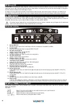 Предварительный просмотр 12 страницы Vonyx 172.092 Instruction Manual