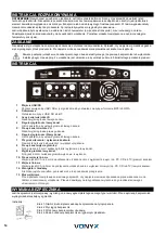 Предварительный просмотр 14 страницы Vonyx 172.092 Instruction Manual