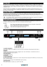 Preview for 6 page of Vonyx 172.705 Instruction Manual