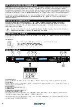 Preview for 12 page of Vonyx 172.705 Instruction Manual