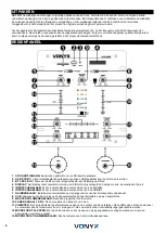 Предварительный просмотр 6 страницы Vonyx 172.742 Instruction Manual