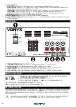 Предварительный просмотр 10 страницы Vonyx 172.742 Instruction Manual