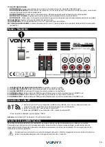 Предварительный просмотр 13 страницы Vonyx 172.742 Instruction Manual