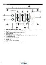 Предварительный просмотр 4 страницы Vonyx 172.972 Instruction Manual