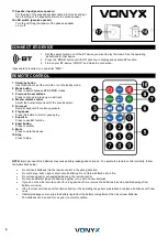 Предварительный просмотр 4 страницы Vonyx 178.126 Instruction Manual