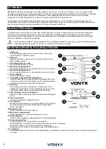 Предварительный просмотр 6 страницы Vonyx 178.126 Instruction Manual