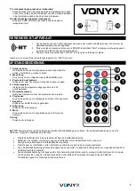 Предварительный просмотр 7 страницы Vonyx 178.126 Instruction Manual