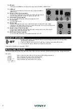 Предварительный просмотр 4 страницы Vonyx 178.130 Instruction Manual