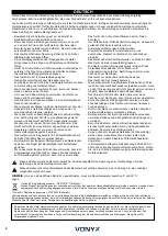 Предварительный просмотр 8 страницы Vonyx 178.130 Instruction Manual