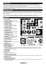 Preview for 9 page of Vonyx 178.140 Instruction Manual