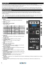 Предварительный просмотр 10 страницы Vonyx 178.610 Instruction Manual