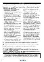 Предварительный просмотр 6 страницы Vonyx 178.736 Instruction Manual