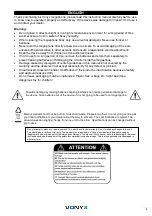 Предварительный просмотр 3 страницы Vonyx 952.004 Instruction Manual