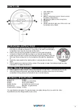 Предварительный просмотр 4 страницы Vonyx 952.004 Instruction Manual