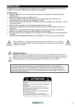 Предварительный просмотр 5 страницы Vonyx 952.004 Instruction Manual