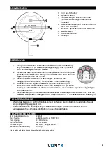 Предварительный просмотр 8 страницы Vonyx 952.004 Instruction Manual