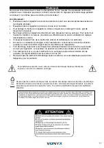 Предварительный просмотр 11 страницы Vonyx 952.004 Instruction Manual