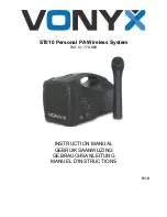 Vonyx ST010 Instruction Manual preview