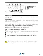 Предварительный просмотр 11 страницы Vonyx ST100 MK2 Instruction Manual