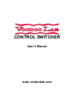Voodoo Lab Control switcher User Manual preview