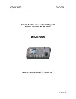 Vook VS-K300 Operation Manual preview