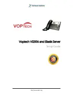 voptech VI2006 Setup Manual предпросмотр