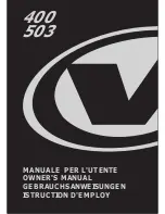 Preview for 1 page of VOR Motore 400 Owner'S Manual