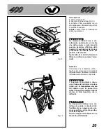 Preview for 21 page of VOR Motore 400 Owner'S Manual