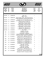 Preview for 114 page of VOR Motore 400 Owner'S Manual