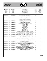 Preview for 118 page of VOR Motore 400 Owner'S Manual