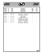 Preview for 138 page of VOR Motore 400 Owner'S Manual