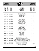 Preview for 174 page of VOR Motore 400 Owner'S Manual