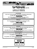 Preview for 79 page of VOR Motori SM 450 Owner'S Manual