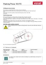 Предварительный просмотр 19 страницы voran 100 P2 Operating Manual