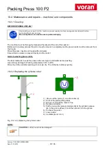 Предварительный просмотр 32 страницы voran 100 P2 Operating Manual