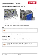 Preview for 18 page of voran EBP580 Translation Of Operating Manual