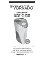 Preview for 1 page of Vornado AQS500 Air Owner'S Manual