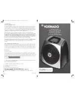 Vornado TouchStone Vortex Heat 600 Owner'S Manual preview