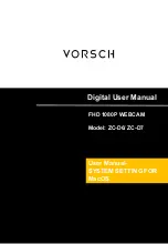 VORSCH ZC-D6 Digital User Manual preview