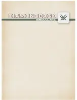 Vortex DiamondBack Manual preview