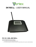 Preview for 1 page of Vortex SkyBell User Manual