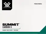 Preview for 1 page of Vortex Summit Carbon II Product Manual