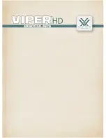Vortex VIPER HD Instructions preview