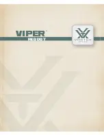 Preview for 1 page of Vortex Viper Red Dot User Manual