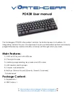 Vortexgear POK3R User Manual preview