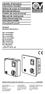 Предварительный просмотр 1 страницы Vortice 22481 Instruction Booklet