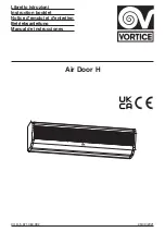 Предварительный просмотр 1 страницы Vortice AIR DOOR H Instruction Booklet