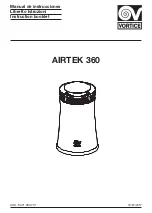 Preview for 1 page of Vortice AIRTEK 360 Instruction Booklet