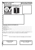 Preview for 23 page of Vortice AIRTEK 360 Instruction Booklet